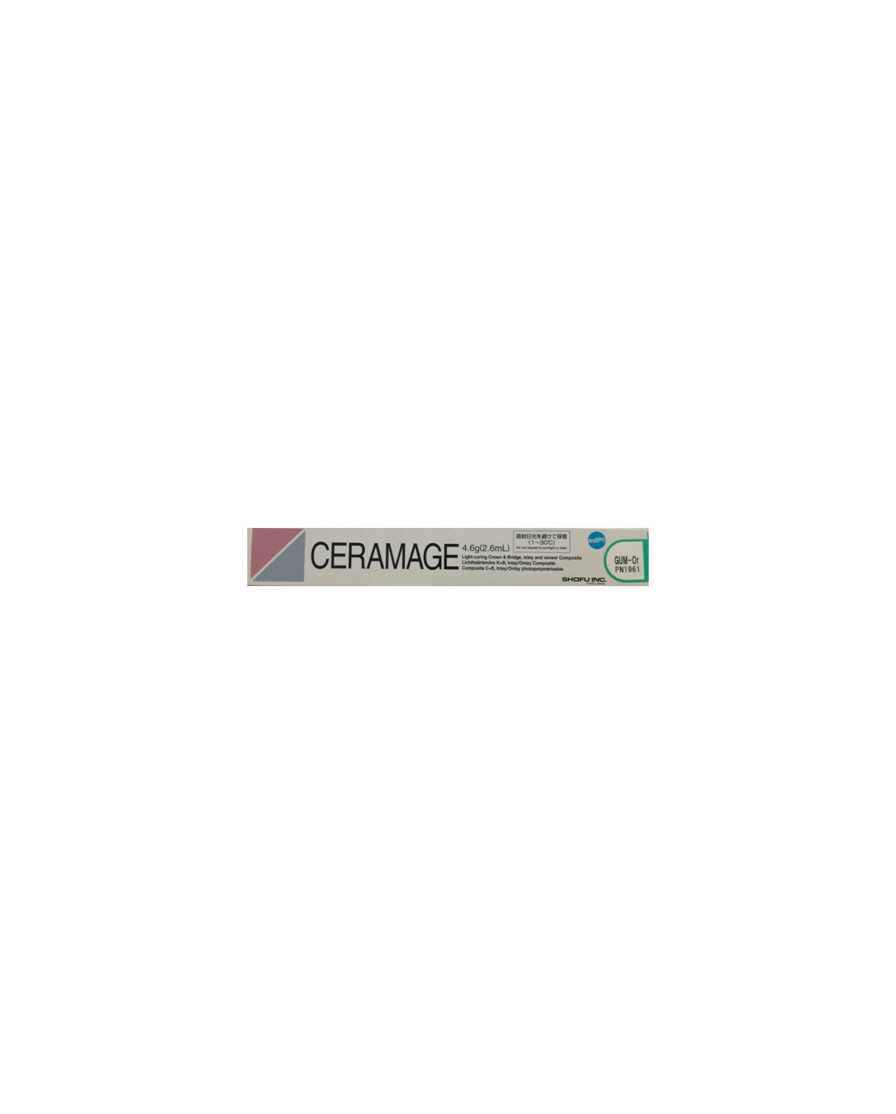 1961 CERAMAGE EFFECT 4,6 G GUM OR WYR...