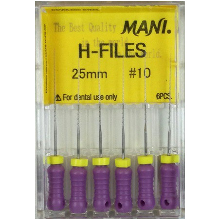H-FILES 25MM 10 1OP. WYRÓB MEDYCZNY