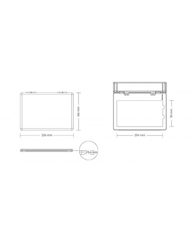 SML 15100 - BB SLIMPAD PRO, PORCELAIN...