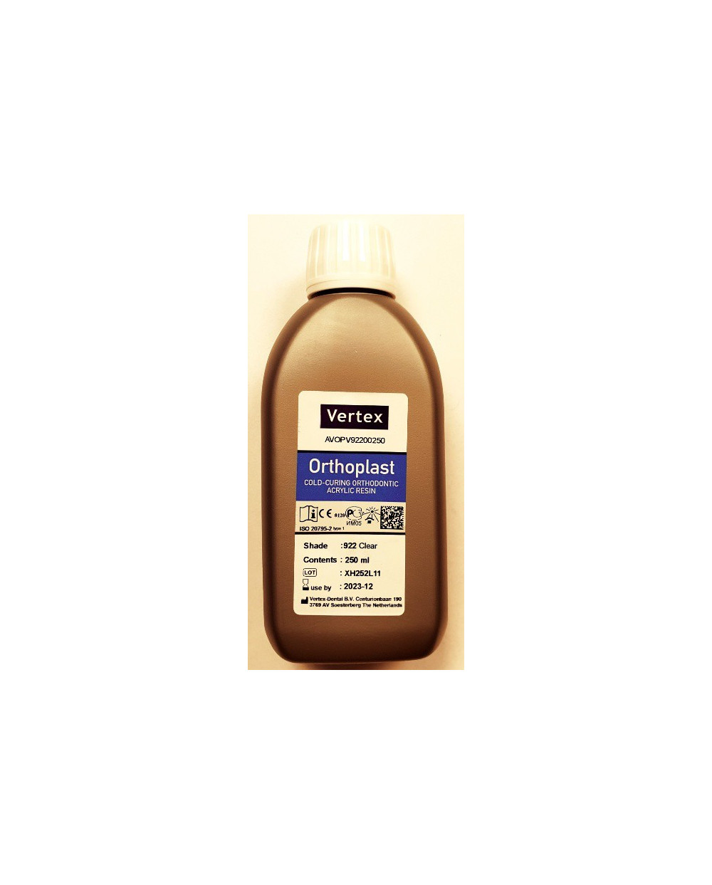 VERTEX ORTHOPLAST 922 250ML CLEAR