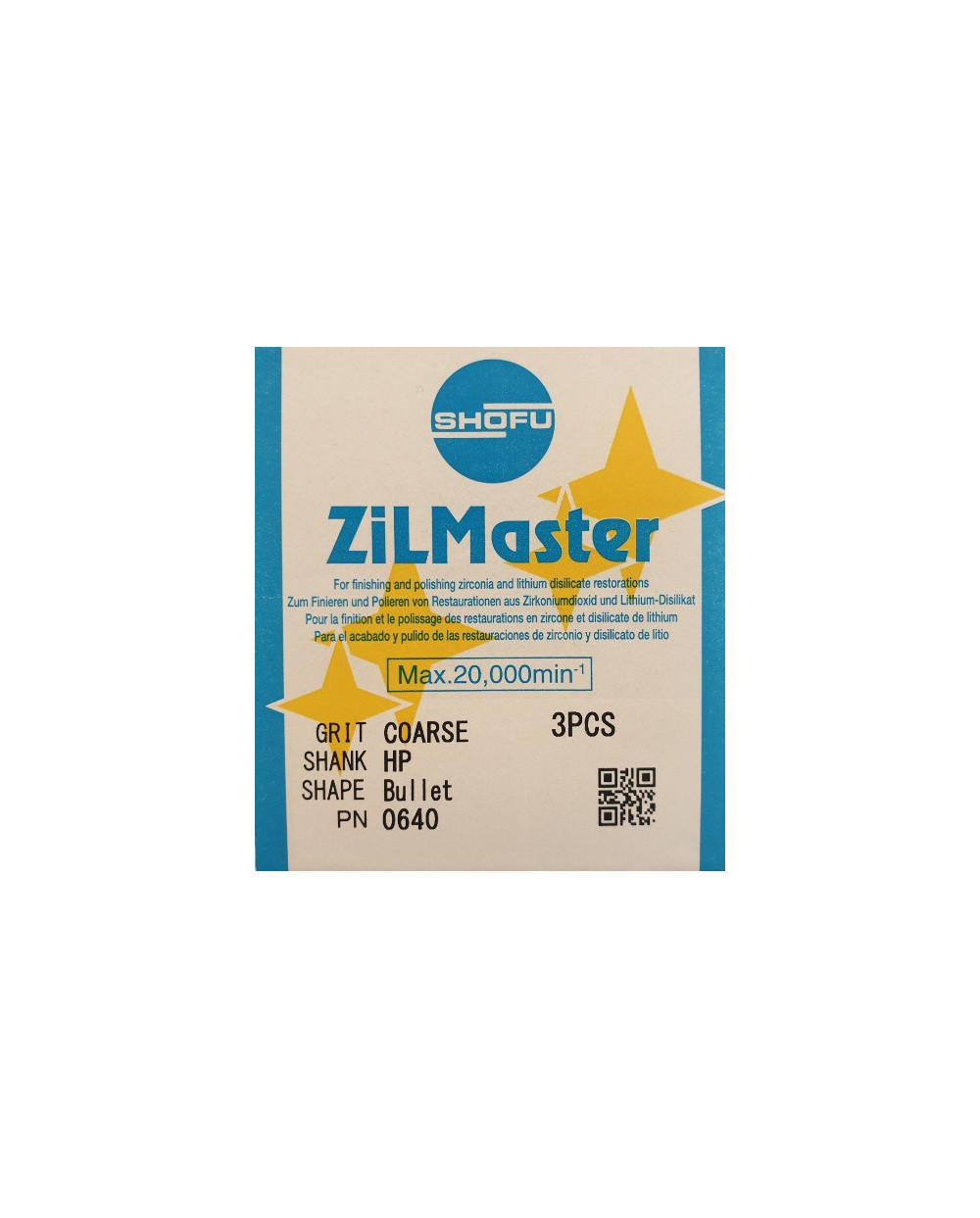 0640 ZILMASTER COARSE HP BULLET 3PCS