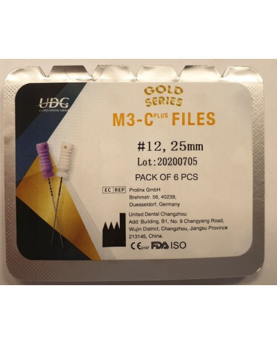 M3-C PLUS FILES 25MM 12,5 /6szt./