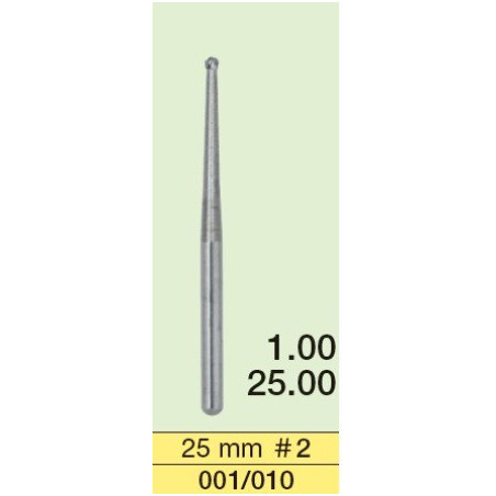 SURGICAL BURS 25MM #2 (4 SZT.)