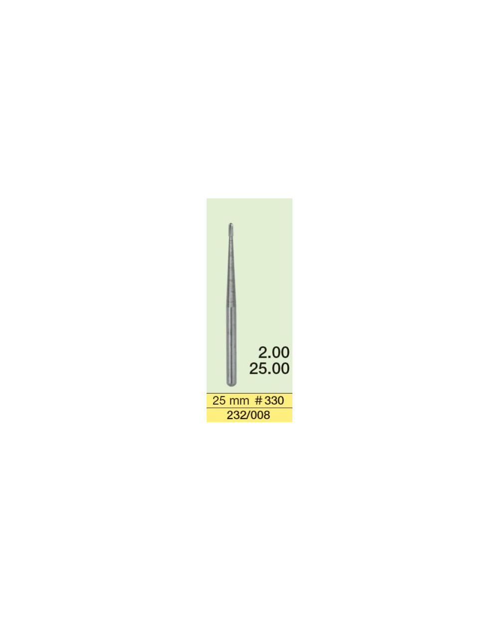SURGICAL BURS 25MM #330 (4 SZT.)