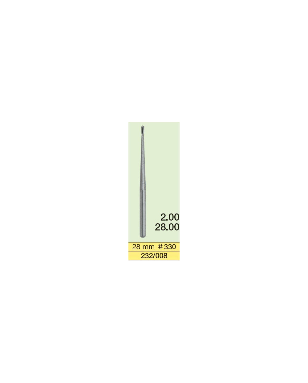 SURGICAL BURS 28MM #330 (4 SZT.)