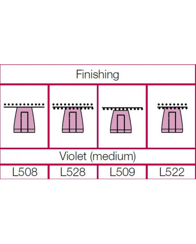 L528 SUPER SNAP 50 PCS VIOLET WYRÓB M...