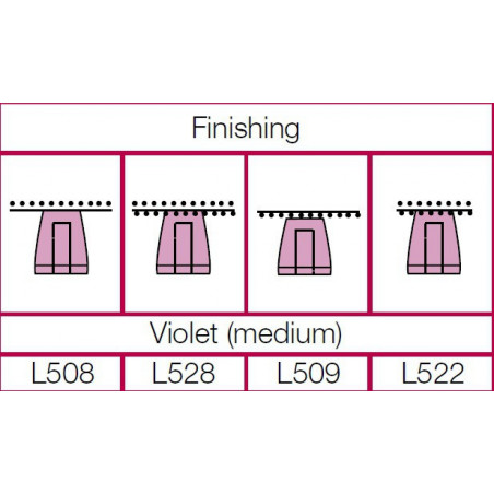 L528 SUPER SNAP 50 PCS VIOLET WYRÓB M...