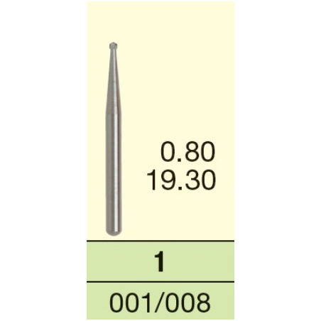 CARBIDE BURS #1 1SZT. WYRÓB MEDYCZN...