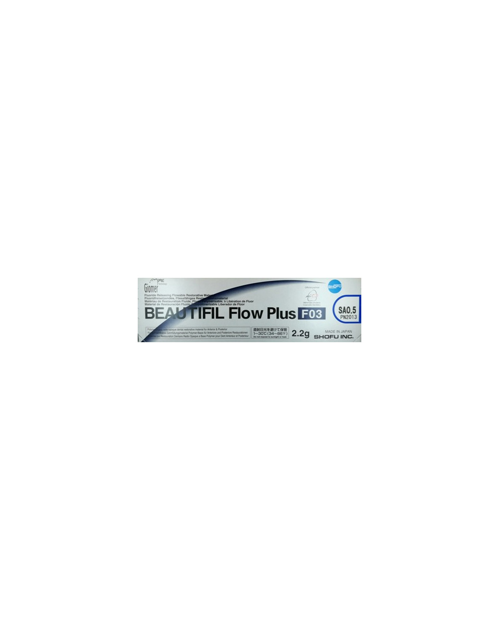 2013 BEAUTIFIL FLOW PLUS A0,5 F03 2,2G
