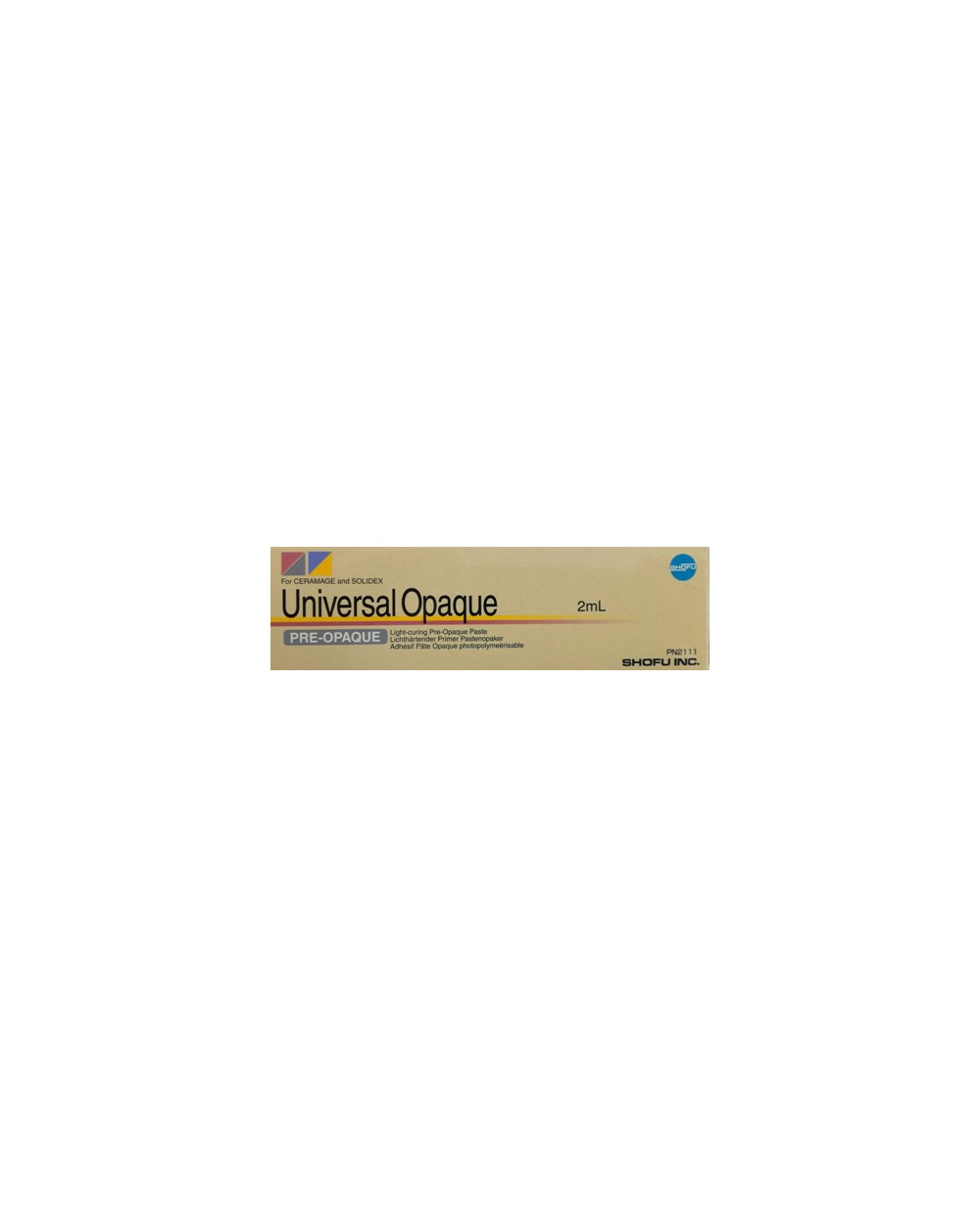 2111 UNIVERSAL OPAQUE 2ML PRE-OPAQUE ...